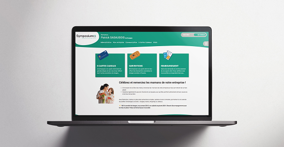 Interface Web Symposium CE pour les dirigeants