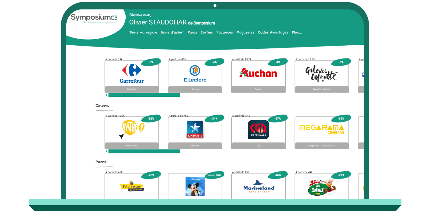 Image de l'interface Symposium CE